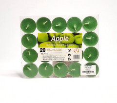 20 Pcs Pack Apple Scented Tea Light Candles
