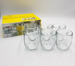 6 Pcs Set Of Tea and Coffe Galss Cups