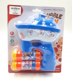 SOAP BUBBLE GUN SHIP WITH LIQUIDS AND SOUND AND LIGHT EFFECT