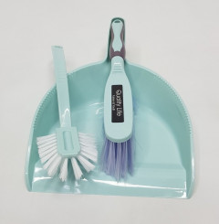 Mini Hand Whisk Broom and Snap-on Dustpan Set, Portable