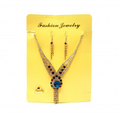 Shine Bright Jewelry Set: Earrings, Loop،Necklaces