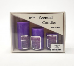 3 Pcs Scented Candles