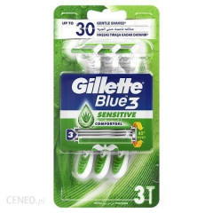 Gillette Blue3™ Sensitive Men's Disposable Razor