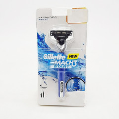 Gillette Mach3 Start Razor Handle With Aqua Grip, 1 Piece