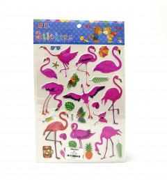 1 Pack of Flamingo Stickers