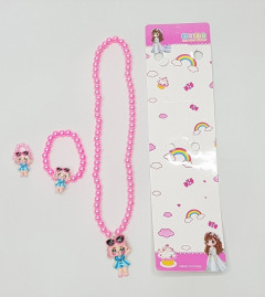 Hello Kitty Necklace And  Bracelet For Kids