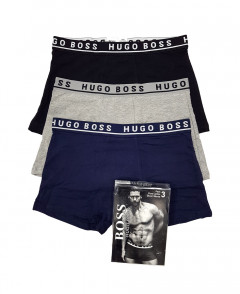3 Pcs Mens Pure Cotton Boxer Shorts Pack