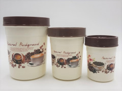 3 Pcs Set Of Coffee Containers