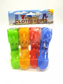 4 Pcs Set Plastic Clothes Pins