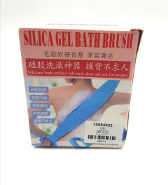 Double-sided silicone body scrubber