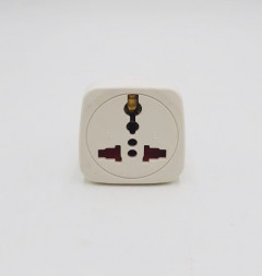 3 Pin Adapter Plug White