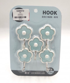 5 Pcs Adhesive Cute Hook Set