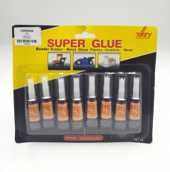 8 pcs Super Glue For Rubber,Metal, Glass,Plastics,Ceramics, Wood