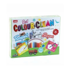 2 in 1 Colour & Clean-Transport and Shape