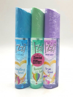 Izzy 3 Pcs Set Body Mist For women With smell True Love , Forever Love , Dazzling Love(CARGO)
