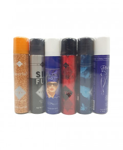 6 Pcs Pack Perfumed Deodorant Body Spray