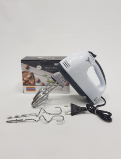 2021 New Electric Hand Mixer, 7 Speed Handheld Mixer, Portable Kitchen Blender Stainless Steel Egg Whisk with 2 Beaters, 2 Dough Hooks for Cake, Baking & Cooking