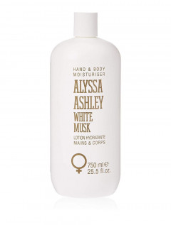 Alyssa Ashley White Musk Hand & Body Lotion Moisturizer (CARGO)