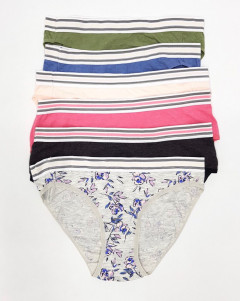 6 Pcs Shorts Pack Ladies Panty (Random Color)