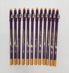 12 Pcs Black Make Up Pen Eye Liner  Eyebrow Pencil