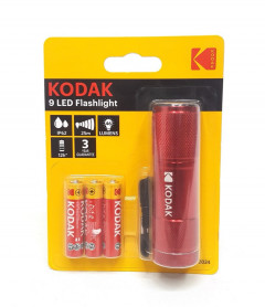 9 LED Flashlight with 3aaa Batteries
