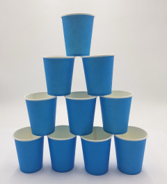 12 Pcs  Blue Paper Cup