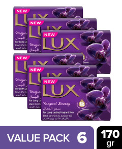 Live Selling 6 Pcs Lux Soap Magical Beauty 170 Gm (CARGO)