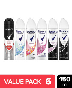 Live Selling 6 Pcs Rexona Deodorant Spray(CARGO)