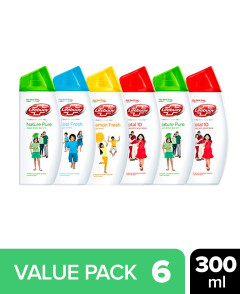 Live Selling 6 Pcs Bundle Lifebuoy Bottle Body Wash - 300ml (CARGO)