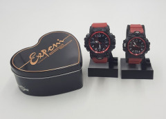 Exponi 2 Pcs Couple Watches