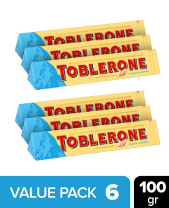 (Food) 6 Pcs Toblerone  Bundle Chocolate (6X100g) (Cargo)