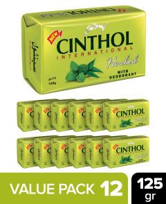 12 Pcs Cinthol Bundle Herbal Soap (12X125g) (CARGO)