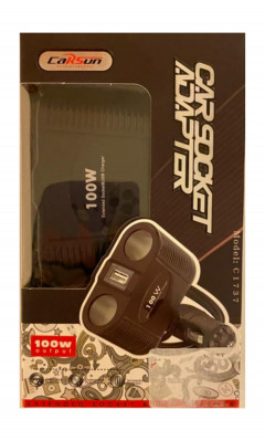 Car Socket Adapter  Rechargeable Flashlight