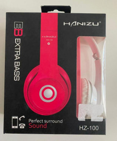 Hanizu HZ-100 Extra Bass Headphones Foldable,Comfortable HD Voice,Perfect Surround Sound EB Extrabass Surround Sound