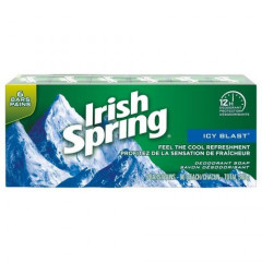 Irish Spring 6 Pcs Bundle Icy Blast Deodorant Soap 90G (Cargo)