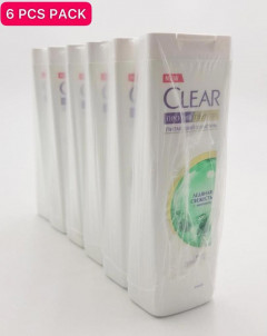 6 Pcs Bundle CLEA Limpar Anti-Dandruff Shampoo "Ice Freshness With Menthol (6X200ml) (CARGO)