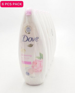 Live Selling 6 Pcs Bundle Dove Renewing Peony & Rose Oil Body Wash 250ML (CARGO)
