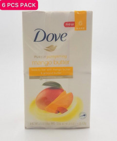 Live Selling 6 Pcs Bundle Dove Purely Pampering Beaty Bar With Mango Butter & Almond Butter 106g (CARGO)