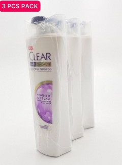 3 Pcs Bundle CLEAR Shampoo Women Complete Soft Care (3X330Ml) (CARGO)