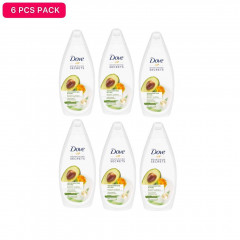 Live Selling 6 Pcs Bundle Dove Nourishing Secrets Invigorating Ritual Liquid Body Wash (CARGO)