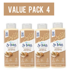 4 Pcs Bundle Stlves Oatmeal Shea Butter Shampoo (4X473ml) (Cargo)
