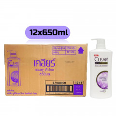 12 Pcs Bundle  Clear Anti Dandruff Scalp Care Shampoo (12X650Ml) (Cargo)