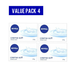 Live Selling 4 Pcs Bundle Nivea Creme Soft Creme Soap 125g (Cargo)