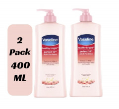 2 Pcs Bundle Vaseline Healthy Bright  400ml (Cargo)