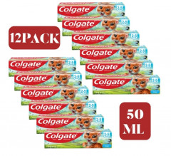 Live Selling 12 Pcs Bundle  Colgate Anti Cavity Toothpaste For Kids 50ml (Cargo)