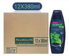 Live Selling  12 Pcs Bundle Palmolive Men Anti Dandruff 380 ml (Cargo)