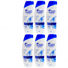 Live Selling 6 Pcs Bundle Head & Shoulders Classic Clean Anti-Dandruff Shampoo 400 ml (Cargo)