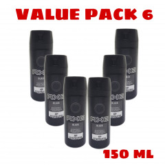 6 Pcs Bundle Axe Block Deodorant Body Spray 150ml (Cargo)