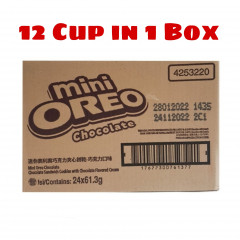 (Food) 12 Cup in 1 BOX Mini Oreo Chocolate (12 IN 1Box) (Cargo)