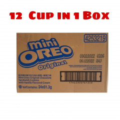 (Food) 12 Cup in 1 BOX Mini Oreo Original (12X1Box) (Cargo)